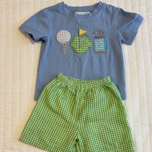 Kids Blue and Green Matching Set